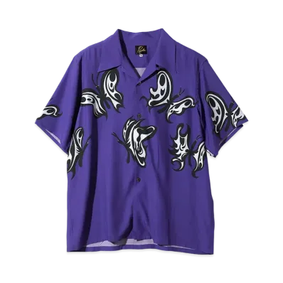 NEEDLES x KAE TANAKA S/S One-Up Shirt KT Papillon "Purple"
