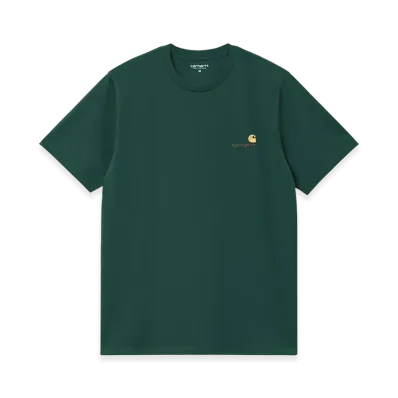 Carhartt WIP S/S American Script T-Shirt "Dark Fir"