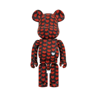 Bearbrick Black Heart 1000%