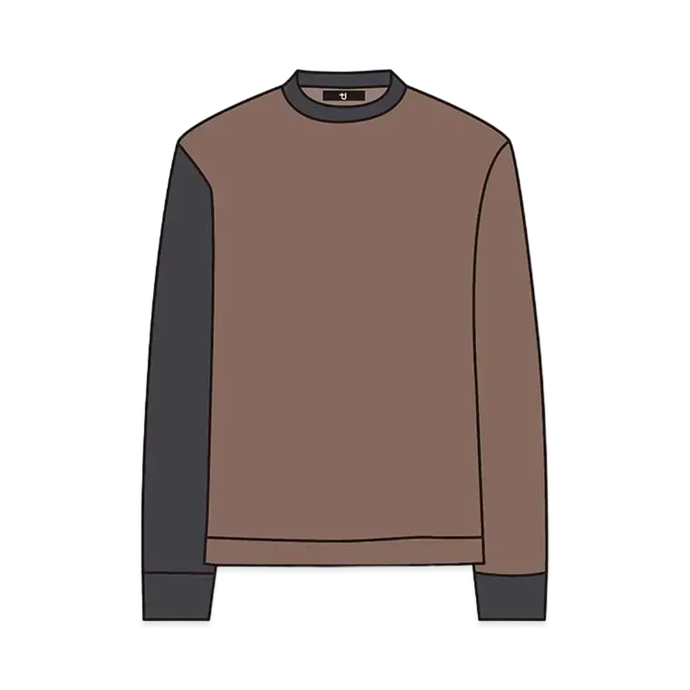UNIQLO +J kashimiya Crew Neck Sweater 445805 "Brown"