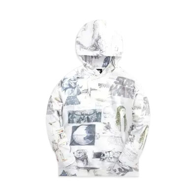 Kith Star Wars Sketches Hoodie "White"