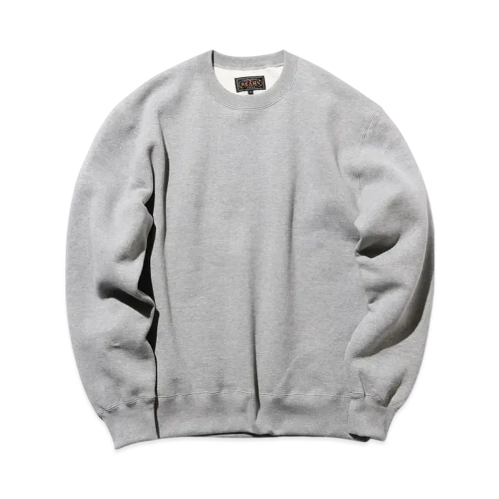 BEAMS Sweat Crew Raised Back "Gray"