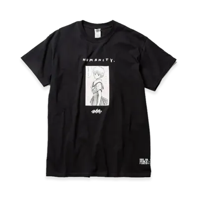 F-LAGSTUF-F x VIDEO GIRL "HUMANITY" Tee "Black"