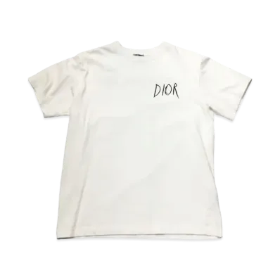 Dior x Raymond Pettibon Men's Embroidery Logo T-shirt "White"