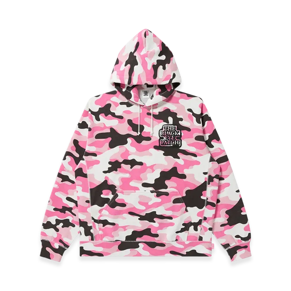 BlackEyePatch Sprayed OG Label Hoodie "Pink Camo"