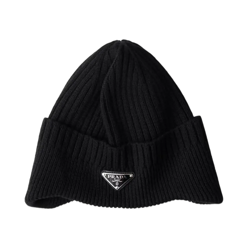 PRADA Wool Beanie "Black"