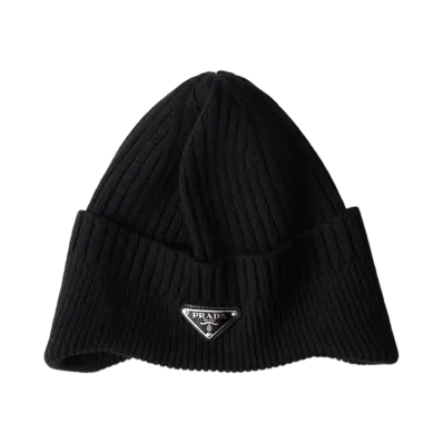 PRADA Wool Beanie "Black"