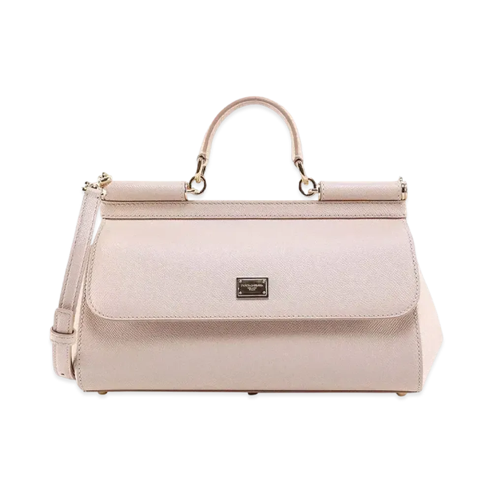 Dolce&Gabbana Sicily Bag Medium Dauphine Calfskin "Pink"
