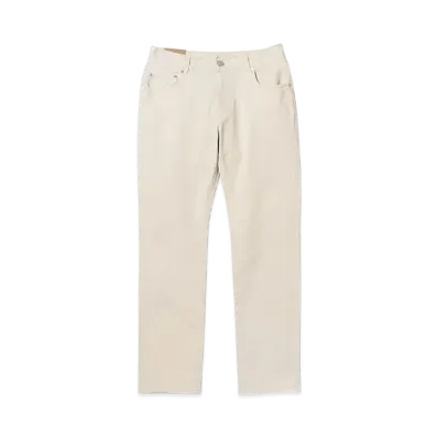 BEAMS Twill Stretch 5-Pocket Pants "Ivory"