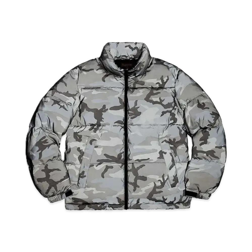 Supreme Reflective Camo Down Jacket "Snow Camo"