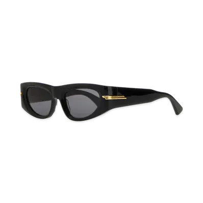 Bottega Veneta Women's Acetate Sunglasses "Black"