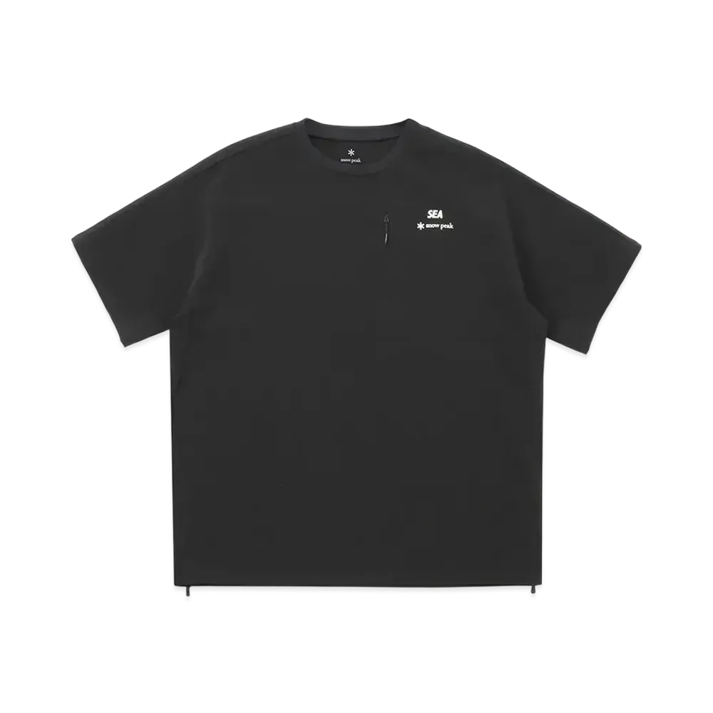 WIND AND SEA x snow peak Breathable Quick Dry T-Shirt "Black"