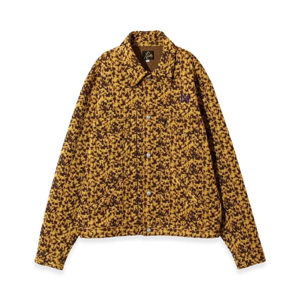 NEEDLES Penny Jean Jacket Poly Jacquard "Amber"