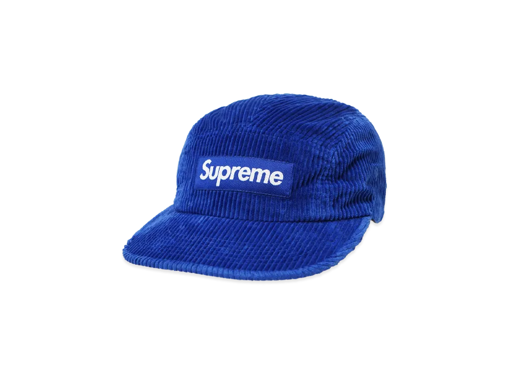 Supreme Corduroy Camp Cap "Royal"