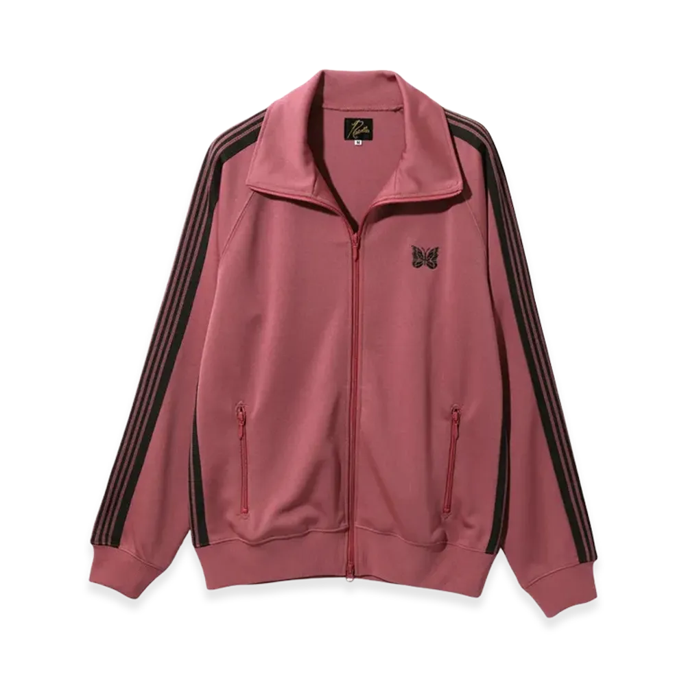 NEEDLES Track Jacket Poly Smooth "Smoke Pink"