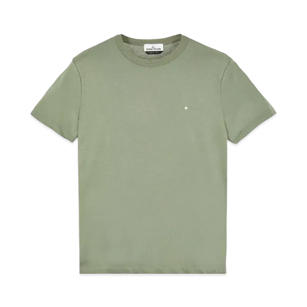 Stone Island 20336 ORGANIC COTTON/ SEAQUAL POLYESTER YARN_SLIM FIT "Sage Green"