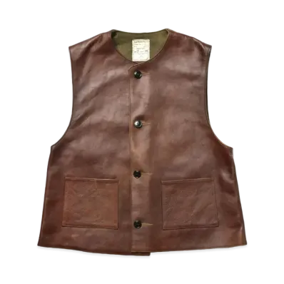 THE REAL McCOY'S Wwi Jerkin Vest "Brown"