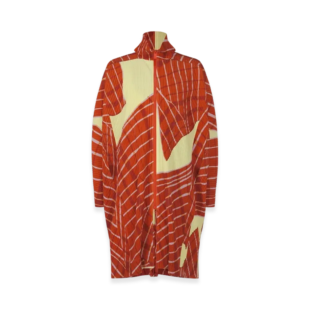 HOMME PLISSE ISSEY MIYAKE Windswept Plaid "Yellow"