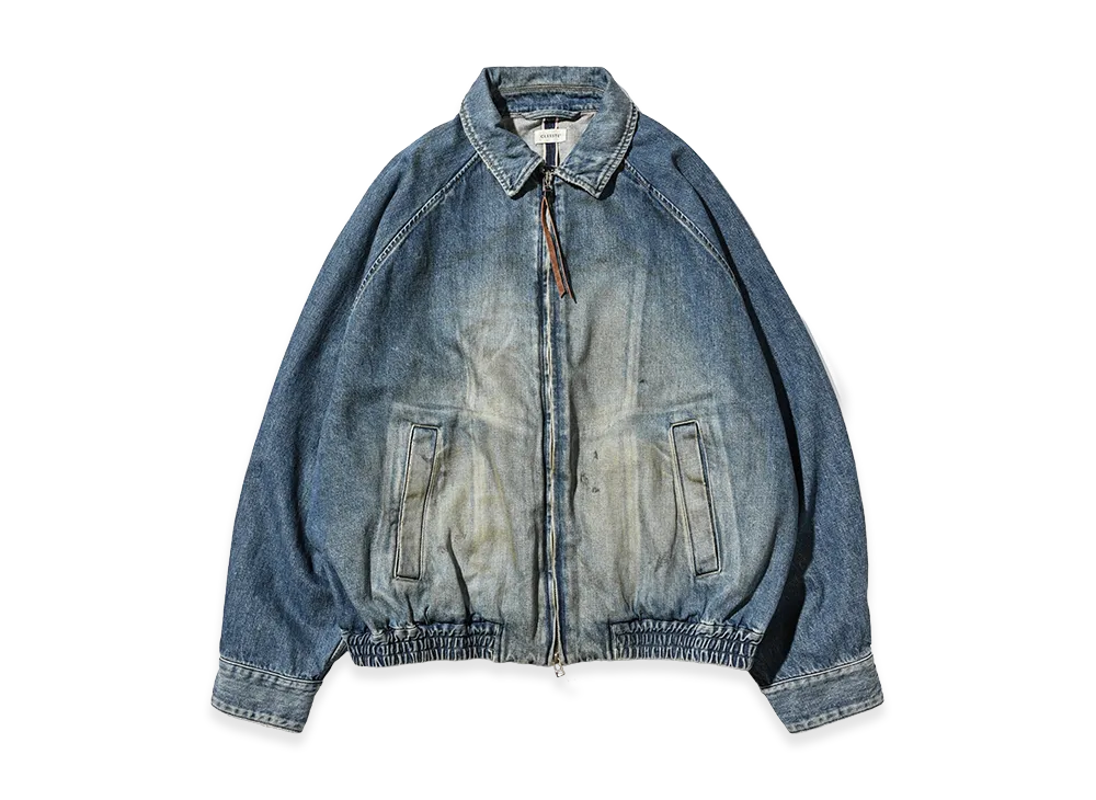 CLESSTE Vintage Dyed Selvedge Denim City Utility Jacket "Light Indigo"