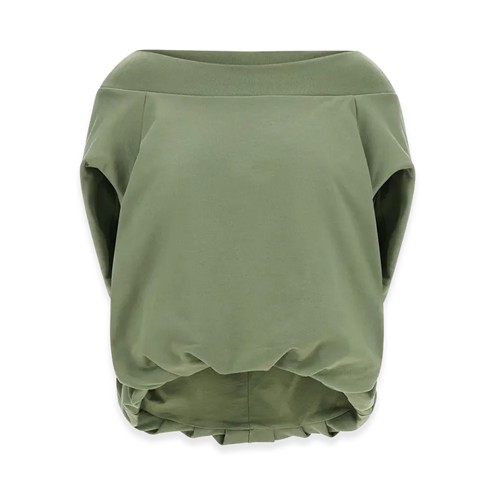 DRIES VAN NOTEN Women's 'Hamels' Sweatshirt "Green"