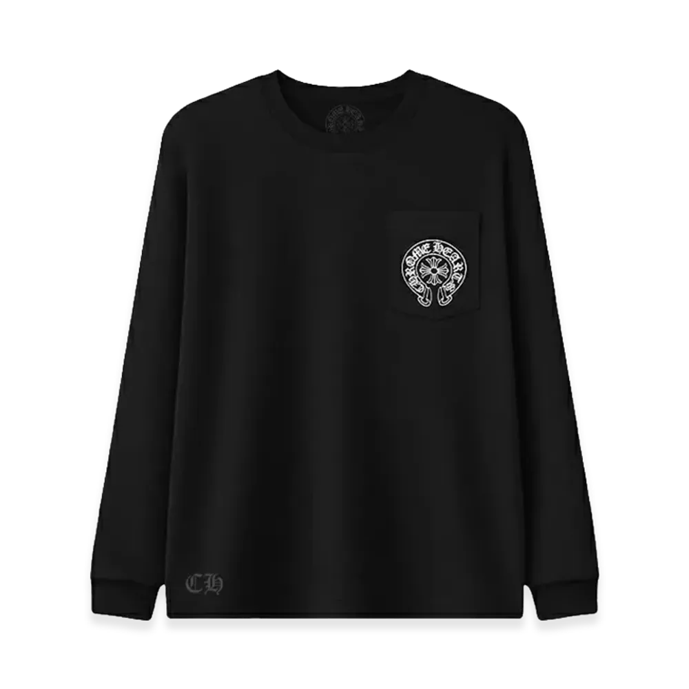 Chrome Hearts Beijing Exclusive Horseshoe L/S T-Shirt "Black"