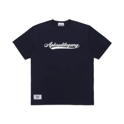 APHRODITEGANG Bud Spool Front APHRODITEGANG Back Bud Spool Print S/S Tee "Navy"