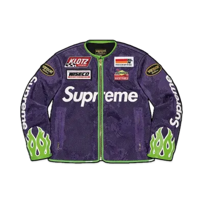 Supreme x Vanson Leathers Cordura Mesh Jacket "Purple"