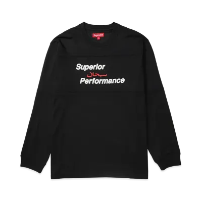 Supreme Arabic Mesh L/S Top "Black"
