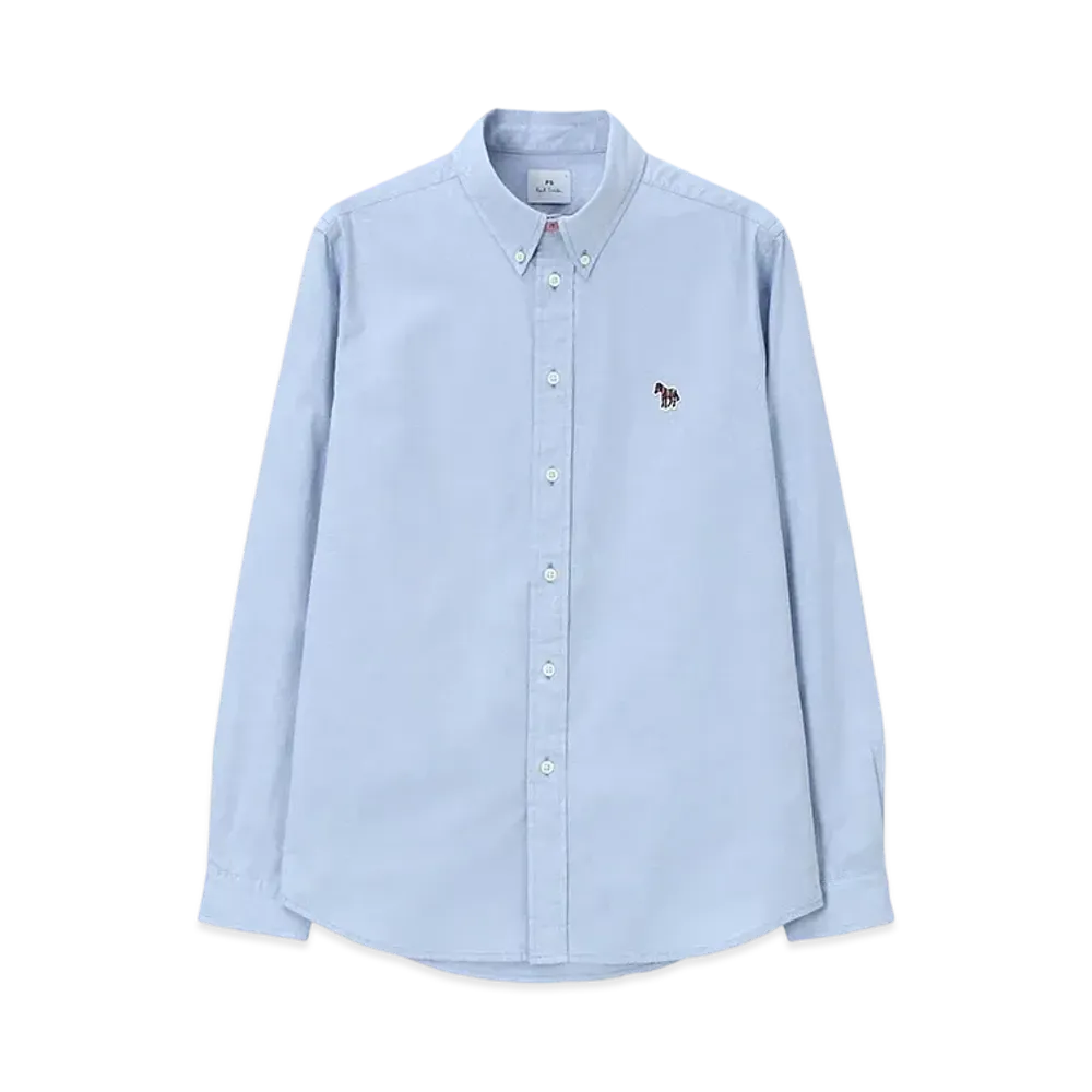 Paul Smith Sports Stripe Zebra One Point Long Sleeve Shirt "LightBlue"