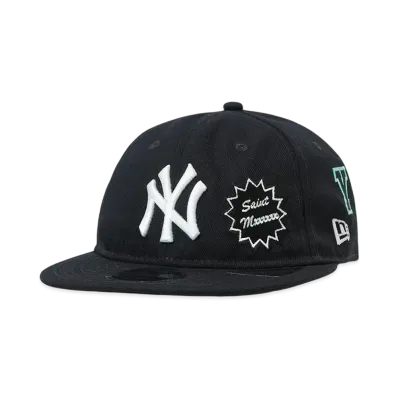 NEW ERA x SAINT Mxxxxxx x MLB Retro Crown 9Fifty New York Yankees "Navy"