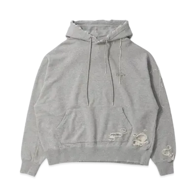 UNION x DISCOVERED Looping Damage Hoody "Ecru"