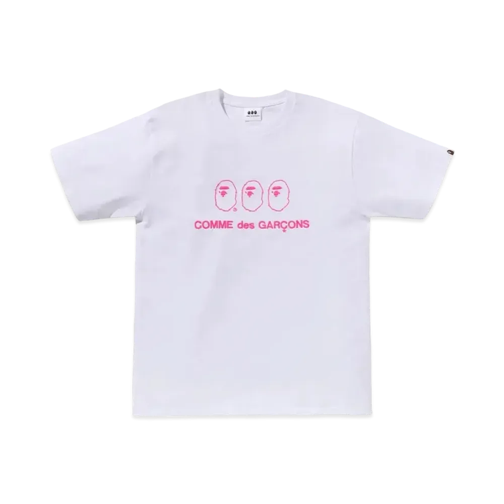 A BATHING APE x CDG Osaka Tee #1 "White"