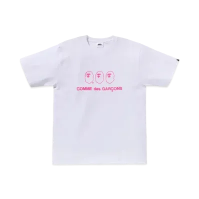 A BATHING APE x CDG Osaka Tee #1 "White"