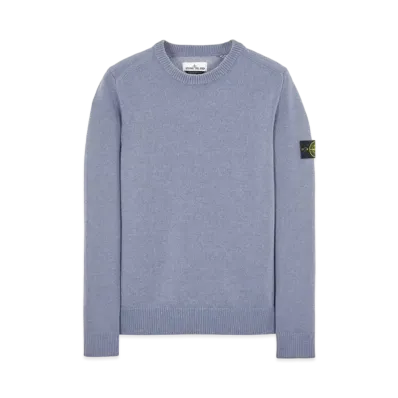 Stone Island 535A3 LAMBSWOOL "Pastel Blue"