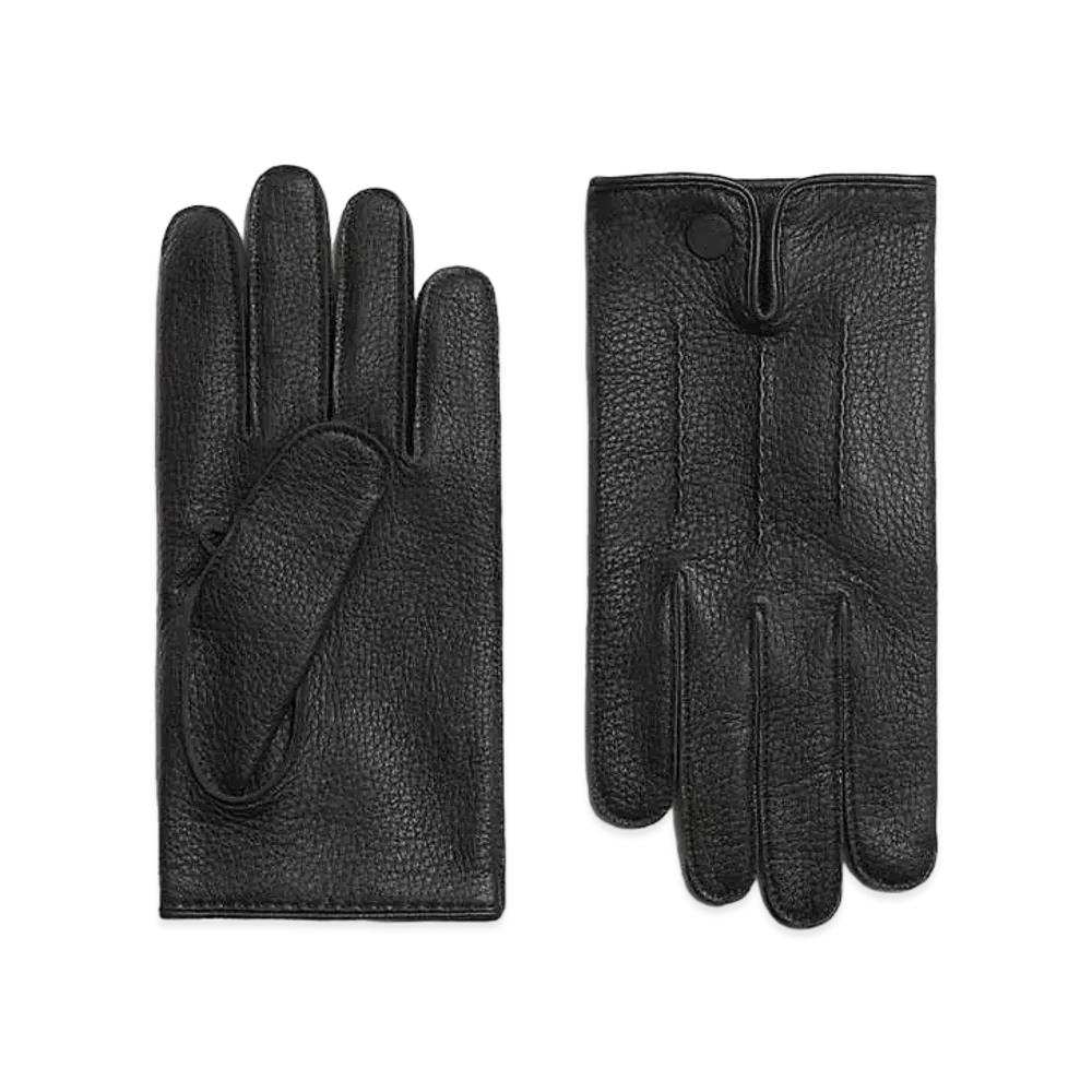 Hermes Clou de Selle II Gloves "Noir"