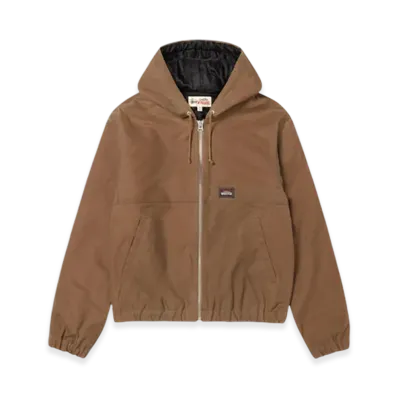 Stussy Waxed Cotton Work Jacket "Khaki"