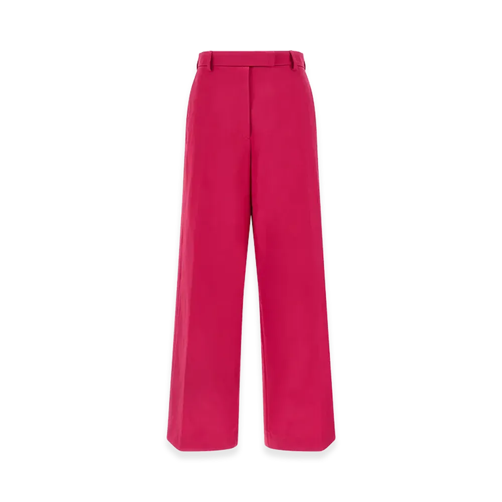 DRIES VAN NOTEN Women's 'penn' Pants "Fuchsia"