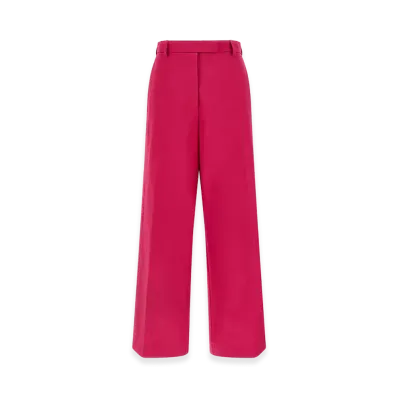 DRIES VAN NOTEN Women's 'penn' Pants "Fuchsia"