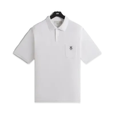 Kith Ethan Pique Polo "White"