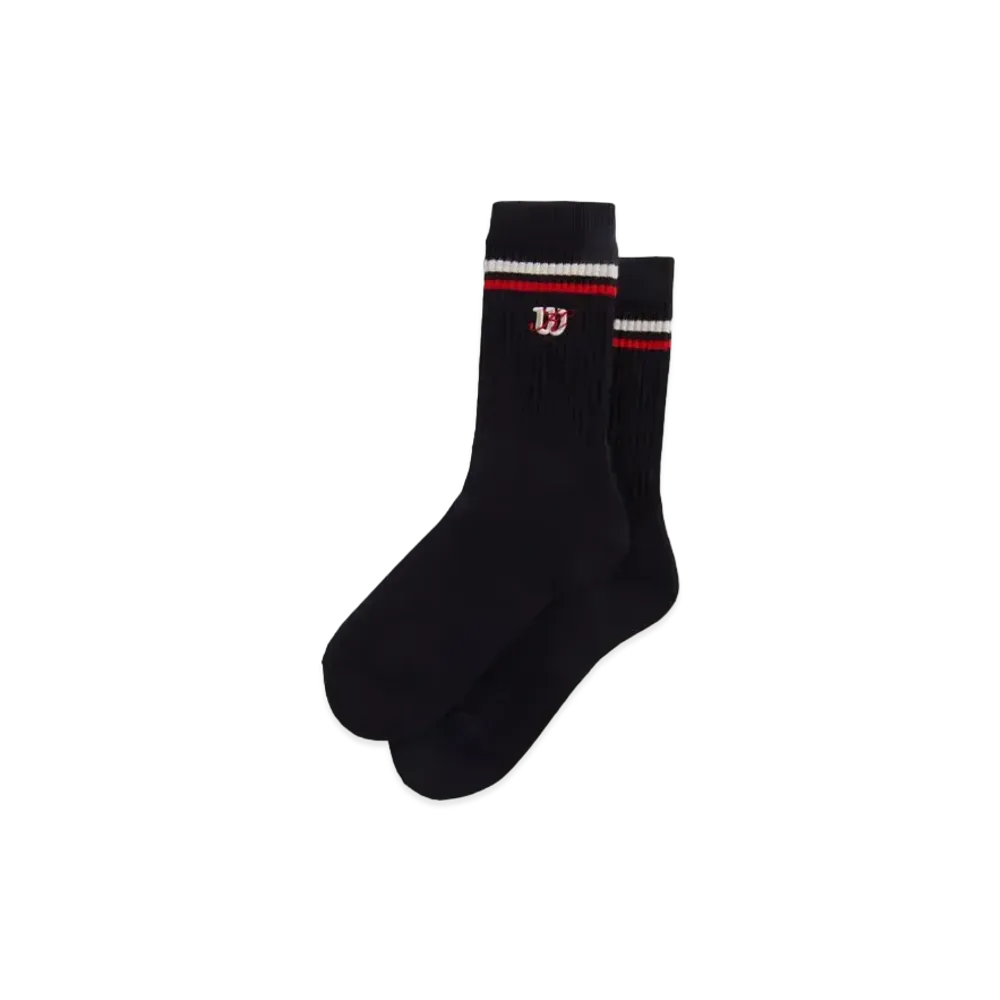 Kith x Wilson Sock "Black"