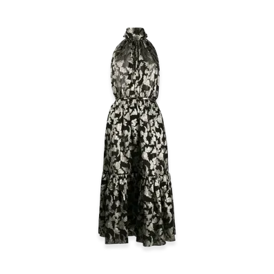 Saint Laurent Women's Dress "Black/Silver"
