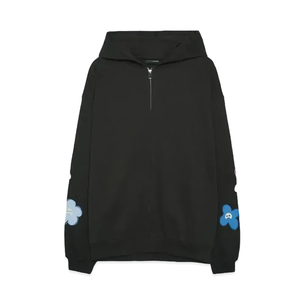 NISHIMOTO IS THE MOUTH FLOWER SWEAT HOODIE "BLACK"