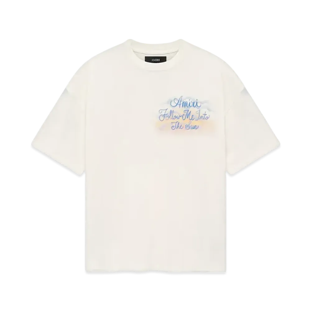 AMIRI Follow Me Oversized Tee "Ivory"