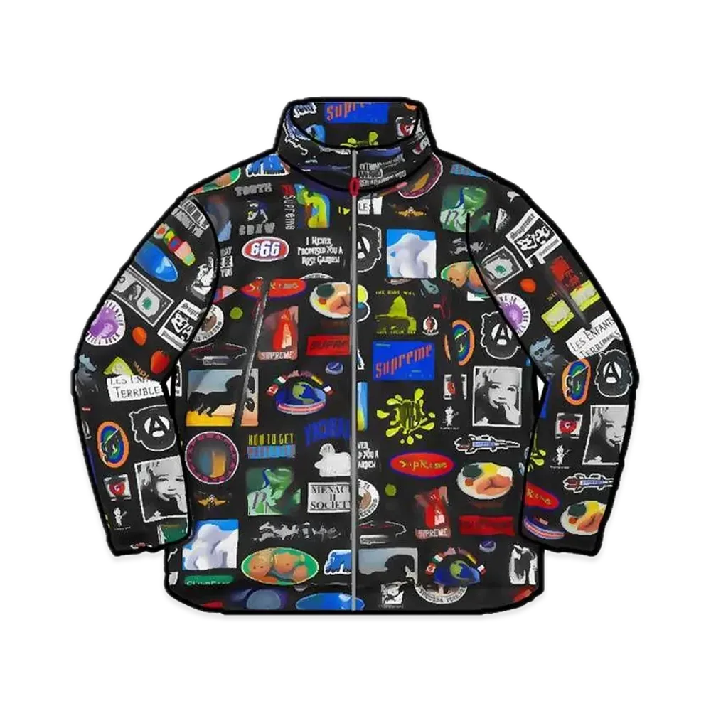 Supreme GORE-TEX Stickers Shell Jacket "Black"