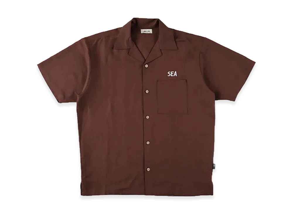 WIND AND SEA Sea Linen Shirt "Brown"