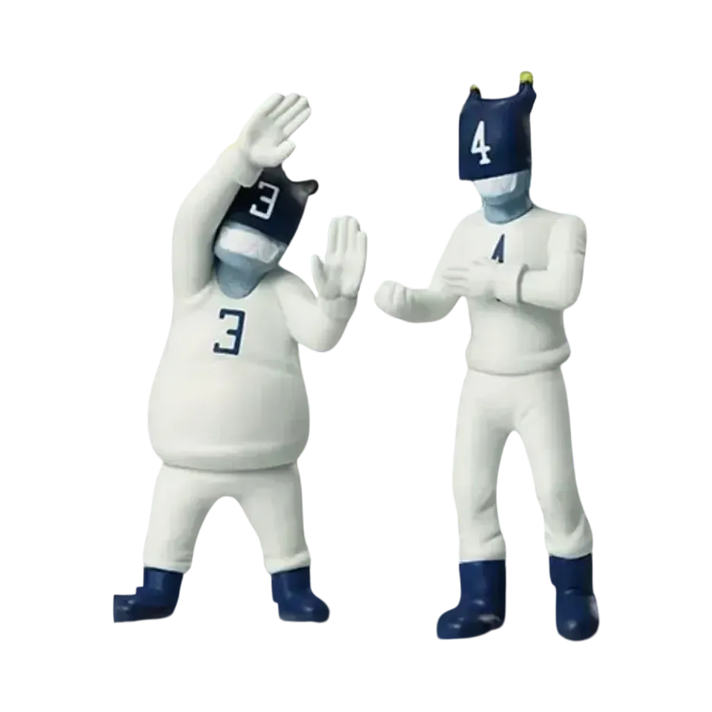 BANDAI "Ichiban Kuji" -HUNTERxHUNTER GREED ISLAND- F Prize Razor and his 14 Devils Desktop Mascot No.3 & No.4