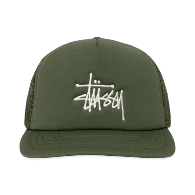Stussy Trucker Big Basic Snapback "Deep Green"