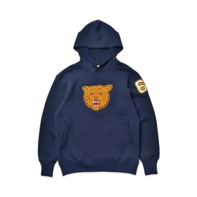 THE REAL McCOY'S Hooded Sweatshirt / Dunbar Chenille "Navy"