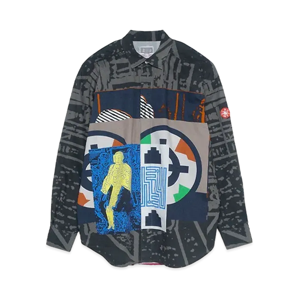 Cav Empt (C.E) POPUP LAYER BIG SHIRT "Grey"