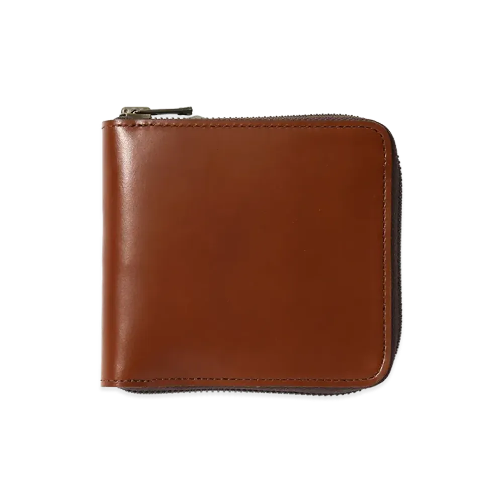 NEEDLES Single Wallet Steer Leather "Brown"